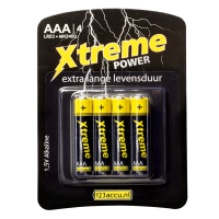 123accu Xtreme Power AAA LR03 batteries (4-pack) MN2400C ADR00008