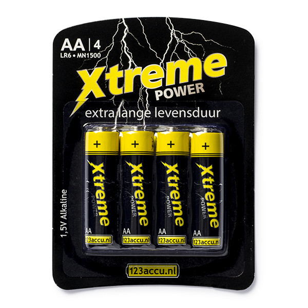 123accu Xtreme Power AA LR6 batteries (4-pack) MN1500C ADR00006 - 1