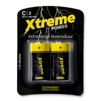123accu Xtreme Power C LR14 battery (2-pack) C ADR00043