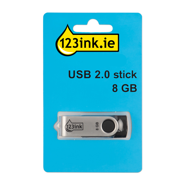 123ink USB 2.0 stick 8GB 300683 - 1
