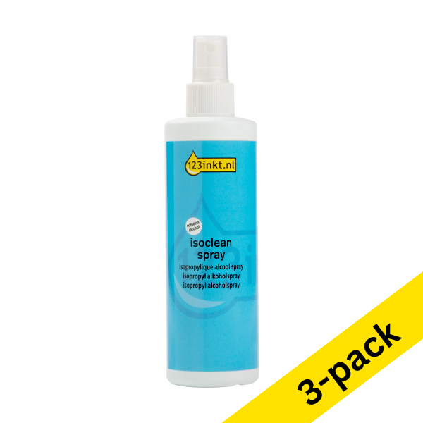 123ink isoclean spray, 250ml (3-pack) 301976 - 1