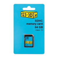 123inkt 123-3D SDXC class 10 memory card - 64GB FM64SD55B/00 300699
