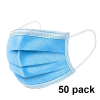 Medical type IIR face masks with CE certification (50-pack)