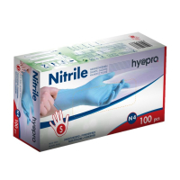 123schoon Nitrile blue powder-free gloves, size S (100-pack)  SDR00485