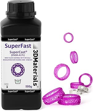 3DMaterials SuperCast Wax Filled Casting 3D Printer Resin, 0.5kg DLQ06113 - 1