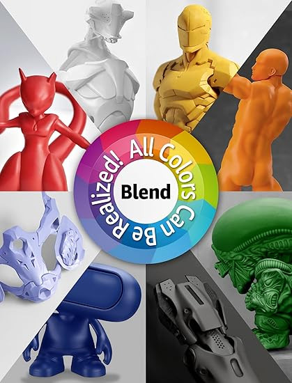 3DMaterials SuperColor 8 Colors 3D Printer Resin Color additive, 30ml x 8 DLQ06118 - 3