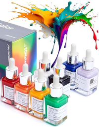 3DMaterials SuperColor 8 Colors 3D Printer Resin Color additive, 30ml x 8 DLQ06118
