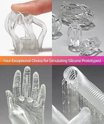 3DMaterials SuperElastic 60A Flexible Silicone Like 3D Printer Resin, 5kg DLQ06104 - 2