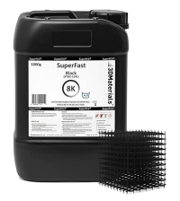 3DMaterials SuperFast 8K Black 3D Printer Resin, 5kg DLQ06081