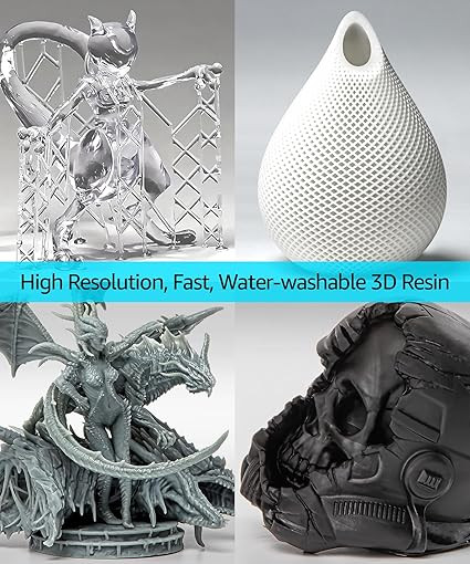 3DMaterials SuperFast 8K Clear Transparent 3D Printer Resin, 5kg DLQ06082 - 2