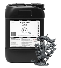 3DMaterials SuperFast 8K Gray 3D Printer Resin, 5kg DLQ06080
