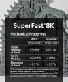 3DMaterials SuperFast 8K Gray 3D Printer Resin, 5kg DLQ06080 - 5