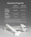 3DMaterials SuperPCS Toughest 1.8Gpa Fast Gray 3D Printer Resin, 1kg DLQ06105 - 4