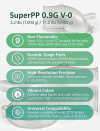 3DMaterials SuperPP 0.9GPa UL94 V-0 Clear 3D Printer Resin, 1kg DLQ06088 - 3