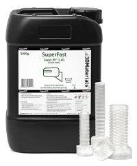 3DMaterials SuperPP Clear 3D Printer Resin, 5kg DLQ06085