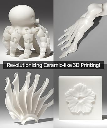 3DMaterials SuperRigid 6.0GPa 40% Nano Ceramic White 3D Printer Resin, 1kg DLQ06101 - 2