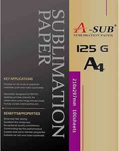 A SUB 125g premium sublimation paper A4 DAR03363 - 1