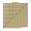 BIQU Honeycomb and Houndstooth Designer build plate for Bambu Lab printers 3010200041 DAR01857 - 1
