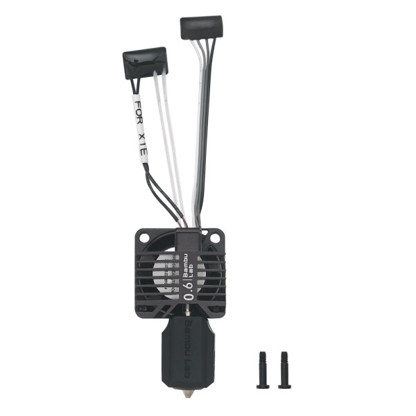 Bamboo Lab X1E Complete Hotend Assembly with Hardened Steel Nozzle, 0.6mm DAR02239 - 1