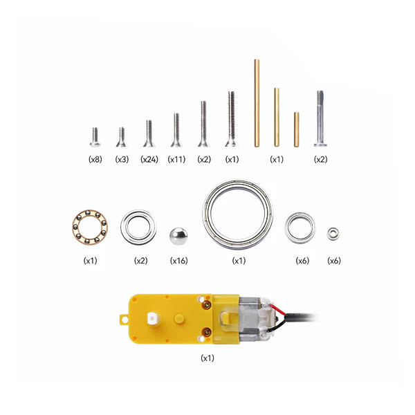 BambuLab Bambu Lab Makers Supply Triple-axis Tourbillon Model Components Kit 007  DAR02097 - 3