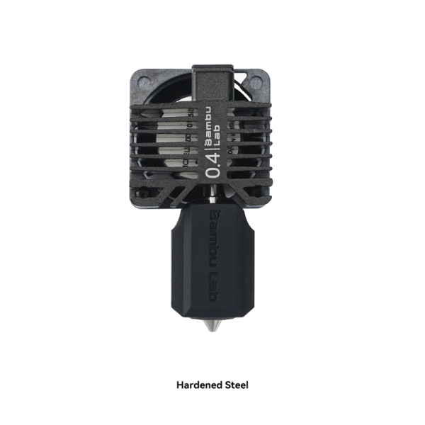 BambuLab Bambu Lab P1 Series Complete Hotend Assembly with hardened steel nozzle, 0.4mm FAH001-P DAR01292 - 1