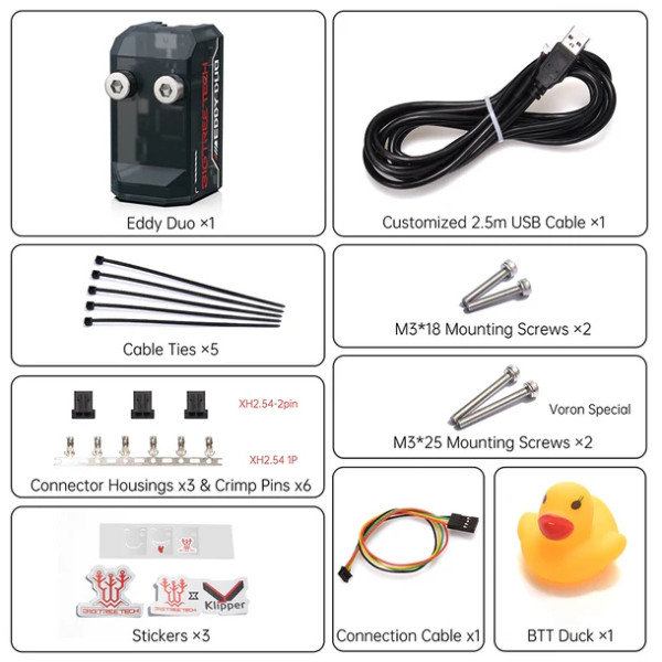 Bigtreetech Eddy Duo (USB or CAN) DAR01929 - 8