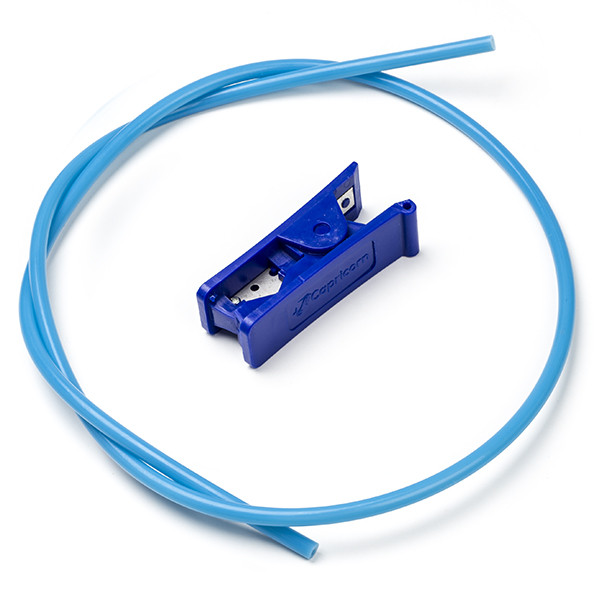 Capricorn TL transparent blue PTFE tube including cutter, 1.75mm (1 metre)  DBW00044 - 1