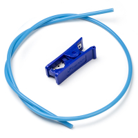 Capricorn TL transparent blue PTFE tube including cutter, 1.75mm (1 metre)  DBW00044