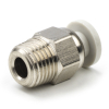 Creality 3D CR-5 Pro Pneufit straight coupling with feedthrough, 1/8 inch x 4mm DAR00281 - 1