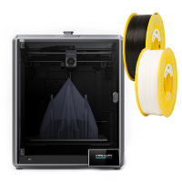 Creality 3D K1 Max 3D printer + 123-3D black & white PLA filament 1.75mm, 1kg DKI00208