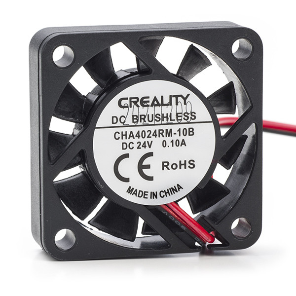 Creality3D Creality 3D fan axial 24V, 40mm x 40mm x 10mm 3005050018 400309057 DRW00040 - 1