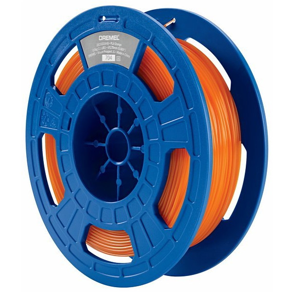Dremel orange PLA filament 1.75mm, 0.75kg DCP00181 - 1