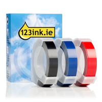 Dymo S0847750 embossing tape assorted multipack (123ink version)  088453