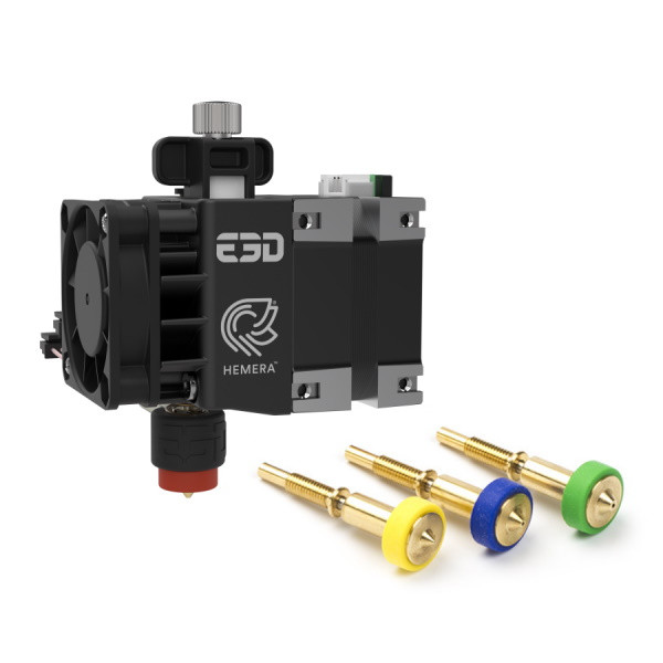 E3D Revo Hemera XS kit | 24V | 1.75mm (0.25/0.4/0.6/0.8mm nozzles) REVO-HEMERA-XS-175-24V-AS-FL DAR00881 - 1