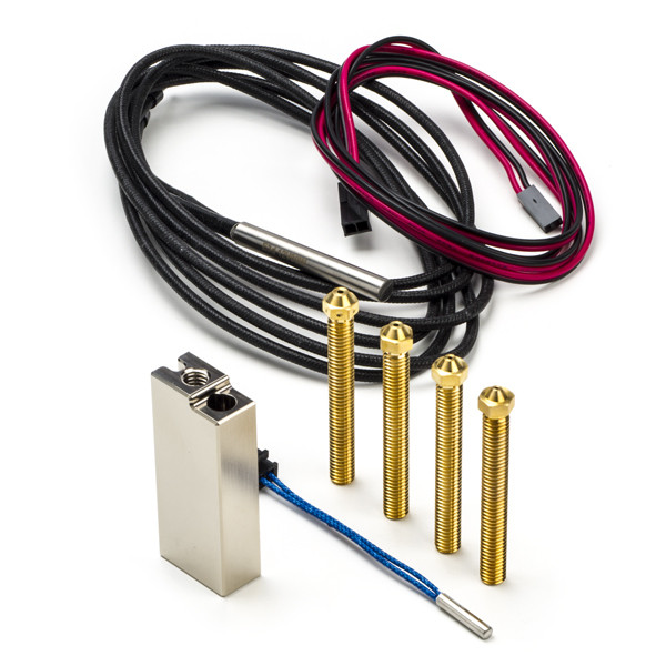 E3D Super Volcano upgrade starter kit | 24V, 1.75mm (.8mm, 1mm, 1.2mm, 1.4mm nozzles) SUPER-ERUPTION-24V-175 DED00227 - 1