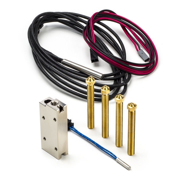 E3D Super Volcano upgrade starter kit | 24V, 2.85mm (.8mm, 1mm, 1.2mm, 1.4mm nozzles) SUPER-ERUPTION-24V-300 DED00230 - 1