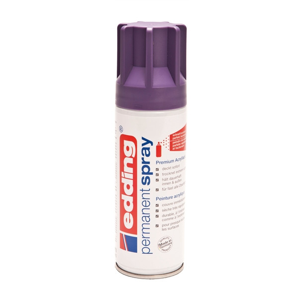 Edding 5200 lilac permanent matte acrylic spray paint, 200ml 4-5200908 239052 - 1