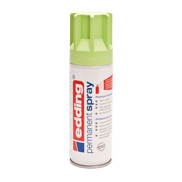 Edding 5200 pastel green permanent matte acrylic spray paint, 200ml 239061 - 1