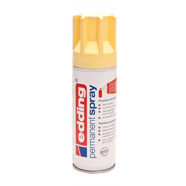 Edding 5200 pastel yellow permanent matte acrylic spray paint, 200ml 4-5200915 239059 - 1