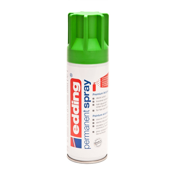 Edding 5200 yellow green permanent matte acrylic spray paint, 200ml 4-5200927 239071 - 1