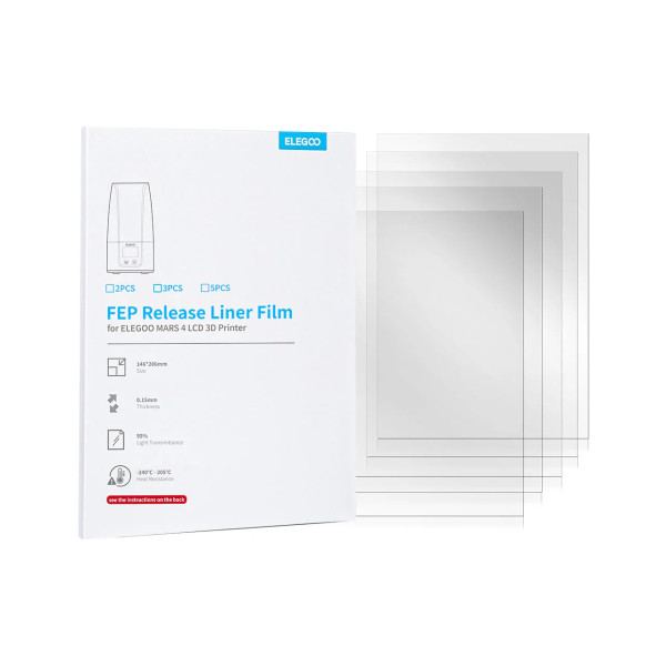 Elegoo Mars 4/4 Ultra PFA Film (5-pack) DAR01501 - 1