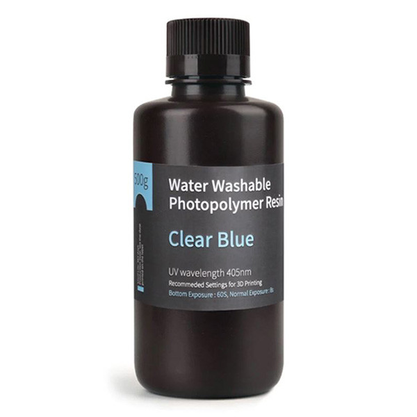 Elegoo clear blue Water Washable resin, 0.5kg 14.0007.107 DLQ05058 - 1
