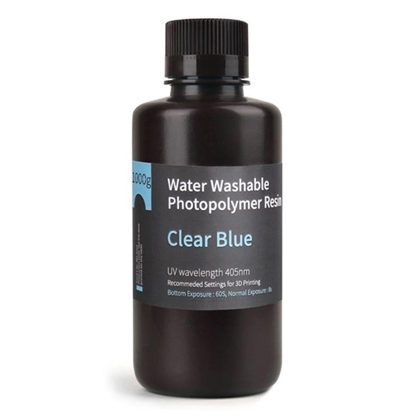 Elegoo clear blue Water Washable resin, 1kg 14.0007.108 DLQ05059 - 1
