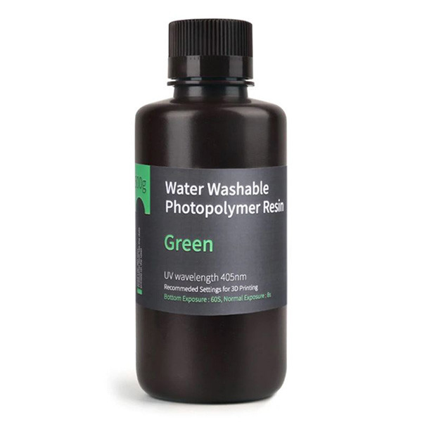 Elegoo clear green Water Washable resin, 0.5kg 14.0007.101 DLQ05060 - 1