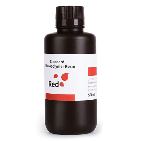Elegoo clear red standard resin, 0.5kg 14.0007.50B DLQ05044 - 1