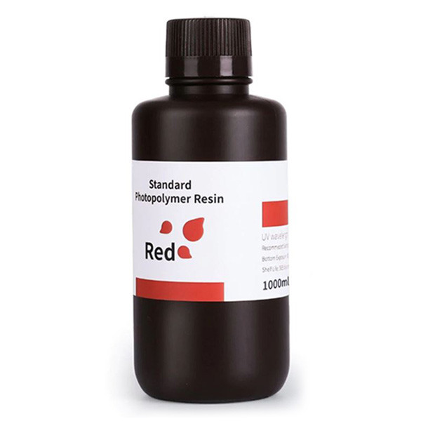 Elegoo clear red standard resin, 1kg 14.0007.69 DLQ05045 - 1