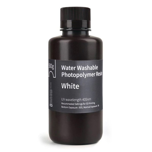 Elegoo white Water Washable resin, 0.5kg 14.0007.105 DLQ05070 - 1