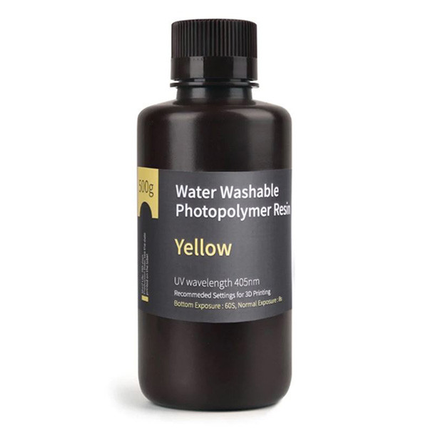 Elegoo yellow Water Washable resin, 0.5kg 14.0007.109 DLQ05056 - 1
