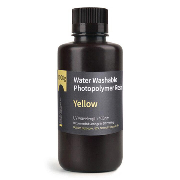 Elegoo yellow Water Washable resin, 1kg 14.0007.110 DLQ05057 - 1