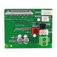 Flashforge Creator 3 Pro Extruder Adapter Board Right DAR01367